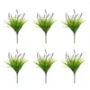 Decorative Flowers Garden 6pcs Simulation Plants Realistic Bright Color No Watering Artificial Outdoor Fake Monkey Grass Home Decoration