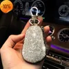 New Universal Diamond Car Key Holder Storage Case Luxury Crystal Keychains Key Cover Bag Wallet for BMW Lada Benz Keychain