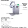 쉬운 작동 드럼 테이블 시드 코터 실험실 너트 설탕 광택기 기계 초콜릿 코팅 팬 기계