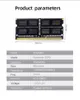 Rams Kingspec DDR3 Memoria RAM 8GB 4GB 2GB 1600MHz SODIMM 204PIN FÖR INTEL LAPTOP DDR3L 1.35V 4GB 8GB Notebook Computer Accessories