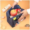 Scatole per il pranzo Borse Scatola termica Insated Cartoon Design Tote Cooler Bag Bento Pouch Container Kids School Borse per la conservazione degli alimenti Drop Deliver Dheu3