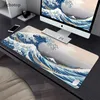 Pads Muismat Computer Gamer Muismat Gaming Accessoires Bureau Mat Japan Great Wave Toetsenbord Bureau Matten Larg Mous Pad Art Mause Pad