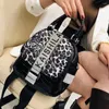Evening Bags Fancy Ita Bag Leopard Ladies Hand Dual Use Female Luxury Designer Top Handle Handbag Women Shoulder Sac