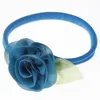 Leaf Rose Flower Baby Elastic Headband Nylon Newborn Toddler Hair Bands Cute Photography Props Children Hair Accessories