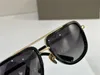 occhiali da sole moda ONE 2030 design da uomo in metallo vintage stile semplice montatura quadrata protezione esterna occhiali con lenti UV 400 con custodia