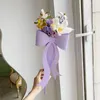 Emballage cadeau beau léger pas facile à déformer accrocheur joli bouquet unique sac en papier boîte à fleurs large application