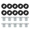 Novo 10pcs Motociclet Borgromts Grommets Kits de Junta Junta Junta Define peças de motocicleta para Honda Yamaha Suzuki ilhós de motocicletas