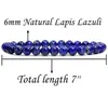 Beaded Strand 6Mm Stone Beads Bracelet For Women Men Moonstone Lapis Lazi Tiger Eye Crystal Healing Chakra Energy Jewelry Drop Deliv Dhjtw