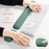 Pads memory foam tastiera tastiera di supporto per riposo set di tappeti per cuscini mousepad ergonomici per il computer portatile