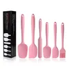 Baking Pastry Tools Sile Nonstick Spatas Set 6 Pcs Heat Resistant Food Grade Cream Spata Oil Brush For Drop Delivery Home Garden K Dhhme