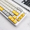 Accessoires 138 Key MDA Profil Keycaps PBT Dyesub Keycap de l'industrie lourde personnalisée Ensemble pour GK61 / 64/68/84/980 Clavier mécanique