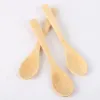 13cm Round Bamboo Wooden Spoon Soup Tea Coffee Honey spoon Spoon Stirrer Mixing Cooking Tools Catering Kitchen Utensil