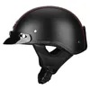 Motorcykelhjälmar Motorcykelhelm för vuxna Dot godkänd motocross Moto Bike Half Face Helmet