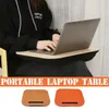 Lapdesks 3Color Desk Bed Cushion Knee Lap Handy Computer Reading Writing Table Tablet Tray Cup Holder Laptop Stand Pillow Office Desk Set
