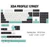 Accessories 127Key Minimalist Keycap XDA Profile DyeSub Personalized PBT Keycaps For Mechanical Keyboard DZ60 RK61 64 GK61 Layout Drop Ship