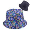 Cappelli da festa Cappello da pescatore con stampa leopardata Trendy Animal Tie Dye Pattern Pescatore per le donne Cap packable Drop Delivery Home Garden Festive Dhmuy