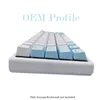 Acessórios 104 teclas Doubleshot PBT Keycap para GK61 / RK61 / Anne / Ducky teclado mecânico OEM Keycaps azul personalizado 60% chave retroiluminada com extrator