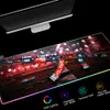 Spoczywa RGB Large Mouse Pad CSGO Gaming Myse Pad Guma CS GO Gamer Computer MOUSEPAD AWP LED LED Dibet Dibet XXL Klawiaturze Maty biurkowe