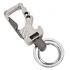 New Metal Car Key Double Ring Key Holders Multi Function Key Organizer Car Key Chain Business Gifts Car Gadget Bottle Opener Keyring