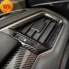 Nieuwe 3 -stcs koolstofvezelauto dashboard AC Air Venting Outlet Cover frame voor Honda Civic Sedan 2016 2017 2018 2019 2020 2021