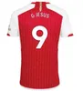 New 23 24 Smith Rowe Saka Saka Soccer Jerseys Fans Player Martinelli 2023 2024 Football Shirt Men Kit odegaard nketiah G.Jesus Fabio Arsen Zinchenko Jorginho