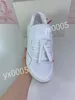 Luxus Designer flache Sneaker Trainer Freizeitschuhe Leder weiß Buchstaben Overlays Mode Plattform Männer Frauen niedrige Turnschuhe