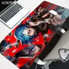 Kuddar anime arcane jinx stor mus pad xxl dator mousepad tapis de souris för gamer kontor pc gamer skrivbord mattor mause pad mattan matta