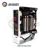 Cooling CPU Cooler for Mini ITX Case Ultrathin Z39 4 HeatPipe CPU Radiator Support AMD/Intel Desktop Cabinet PC Air Cooing Fan 4Pin PWM