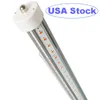 8 Foot Led Lights,12 8Ft Led Bulbs Fluorescent Replacement, T8 T10 T12 96" 72Watt FA8 Single Pin LED Shop Lights 18000LM, Ballast Bypass, 6500k, Workshop, Warehouse crestech