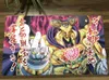 Almofadas YuGiOh Eldlich O Senhor Dourado TCG Tapete de Jogo de Cartas de Negociação Tapete CCG Playmat Borracha Mouse Pad Mesa de Jogo Tapete de Jogo Grátis