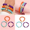 Kralen Strand Boheemse armband ingesteld voor dames Soft Y Colorf Holiday Beach Vrouw Boho Jewellerly AM3221 Drop Delivery Sieraden Brace Dh8vn