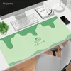 Подставка для большого зеленого игрового коврика для мыши XXL Matcha Mousepad Gamer Резиновые коврики для клавиатуры Коврик для стола Коврик для стола Mausepad Kawaii Ковер 1000x500