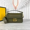5 Styles Mirror Quality Designer Bags Women Weave Baguette Top Quality Shoulder Bags Luxury Handbags Cowhide Crossbody Armpit Bag 230731