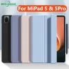 Fall för Xiaomi Pad 5 Fall för Mi Pad 5 Pro Case Mi Pad 4 Case Auto Wake Up and Sleep Silicone Cover Funda Support Charging