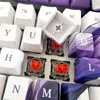 Accessories Genshin Impact Theme RAZOR Pbt Material Keycaps 108 Keys Set for Mechanical Keyboard Oem Profile Only KeyCaps ManyuDou