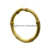 Pierścienie na serwetki Ekologiczna bransoletka konfigurowalna el home dekoracje pierścionkowe worki do odzieży kurtynowe klamra oryginalna naturalna ręka bambusa 4 5YM DR DHWWG