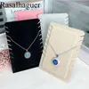 Jewelry Pouches Arrival Velvet Linen Necklace Bust Pendant Bracelet Display Holder Jewellery Rack Show 4 Options Model