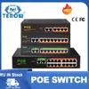 CONTRÔLE TEROW 6/10/18 PORTS POE Switch 100/1000 Mbps Gigabit Network Ethernet Smart Switch 52V pour WiFi Router / IP Camera / Wireless AP
