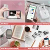 Printers PeriPage A6 Mini Portable Thermal Printer Photo Pocket Label Sticker Printer Color Paper Roll 58mm Wireless Picture Print Maker