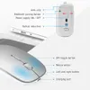 Mouse Supporto wireless Mouse Bluetooth per Ipad Mac IOS Tablet Android Laptop PC Smart Phone Computer Mouse silenziosi sottili ricaricabili