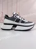 2023 Luxury Designer Trainer Sneakers Scarpe casual Nero Bianco Uomo Donna Piattaforma Moda Scarpe Pelle Gomma Walking Outdoor