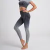 Yoga Roupet Dip Dip Dip Suit Women Women High Sports Leggings Tizinhas