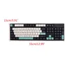 Combos 127 teclas xda perfil keycap pbt teclas para dz60/rk61/64/gk61/68/75/84/980/104 teclas de teclado mecânico 7u barra de espaço