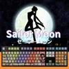 Combos 108 touches Sailor Moon jeu animation keycaps design cool capuchon de clavier mécanique