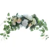 Fleurs décoratives belle guirlande artificielle porte seuil fleur mariage maison salon fête pendentif décoration murale guirlande de noël