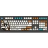 Combos Genshin Impact موضوع Gorou PBT Keycaps 108 مفاتيح تم تعيينها لـ 61 87 104