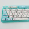 Combo's KBDIY 129 toetsen/Set Steam Rabbit PBT -sleutelcaps XDA -profiel Aangepaste schattige witte keycap voor MX Switch Mechanische gaming toetsenbordkappen