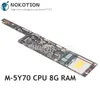 Moderkort nokotion för Lenovo Yoga 3 Pro 1370 Laptop Motherboard AIUU2 NMA321 5B20G97341 SR216 M5Y70 1.1 GHz CPU 8GB RAM