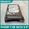 Drives pour IBM Hard Disk X3550M3 M4 X3650M3 M4 81Y9726 81Y9727 500 Go 7.2k SATA 2,5 "