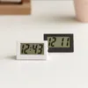 Klockor Tillbehör Andra Mini LCD -Digital Table Dashboard Desk Electronic Clock för Desktop Home Office